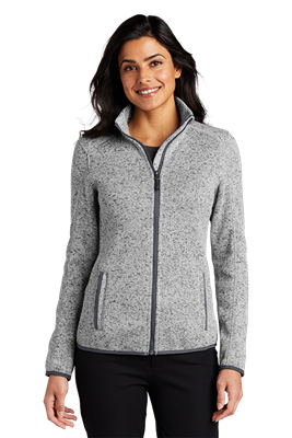 Port Authority Ladies Sweater Fleece Jacket